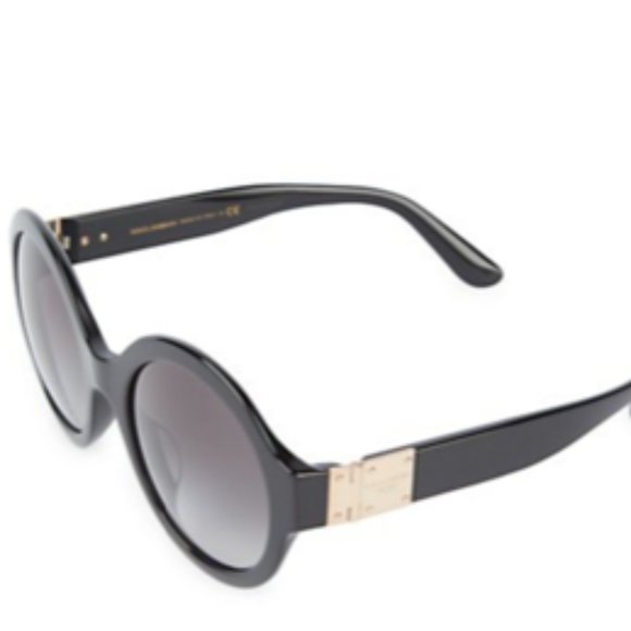 Dolce & Gabbana 53MM Round Sunglasses Brand New in Box NWT Authentic - Picture 1 of 10